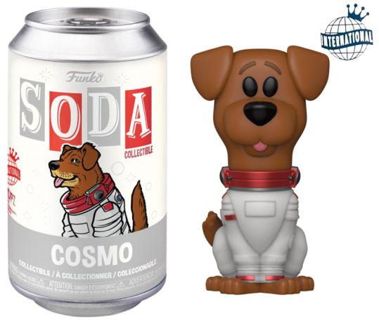 Figurine Funko Soda Les Gardiens de la Galaxie Vol. 3 [Marvel] Cosmo (Canette Grise)