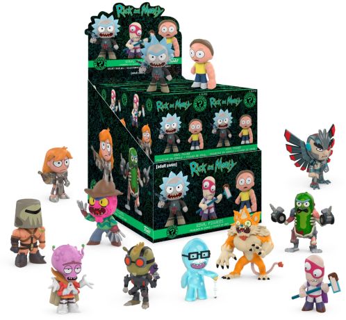 Figurine Funko Mystery Minis Rick et Morty Rick et Morty Série 2 - 12 Figurines