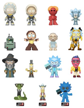 Figurine Funko Mystery Minis Rick et Morty Rick et Morty Série 3 - 12 Figurines