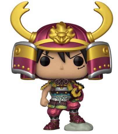 Figurine Funko Pop One Piece #1262 Luffy en Armure (Métallique) [Chase]