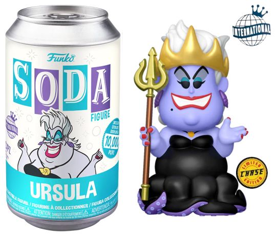 Figurine Funko Soda La Petite Sirène [Disney] Ursula (Canette Bleue) [Chase]