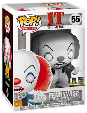 Figurine Funko Pop Ça #55 Grippe-sou - Noir et blanc