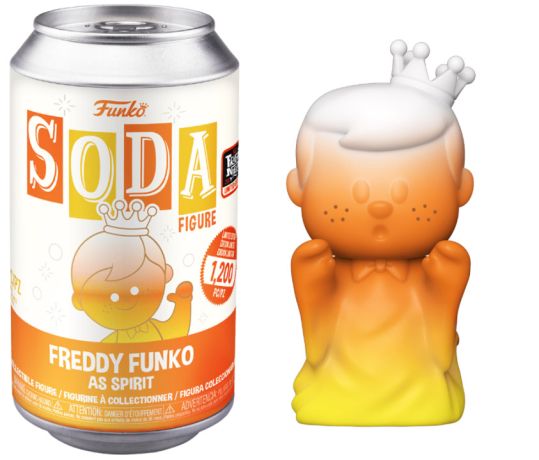 Figurine Funko Soda Freddy Funko Freddy Funko en fantôme (Canette Orange)