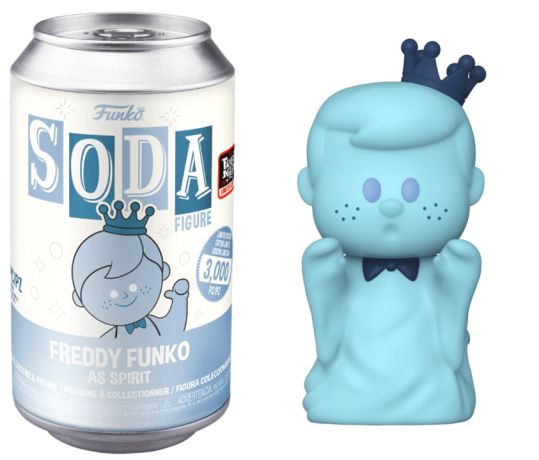 Figurine Funko Soda Freddy Funko Freddy Funko en fantôme (Canette Bleue)
