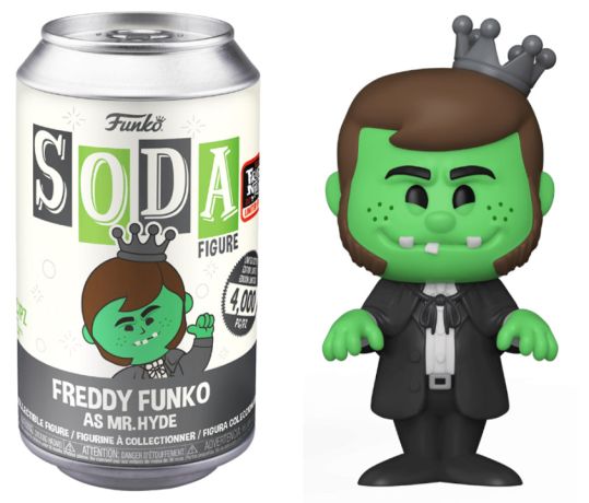 Figurine Funko Soda Freddy Funko Freddy Funko en M. Hyde (Canette Noire)