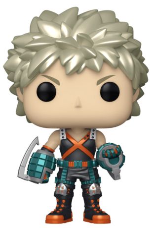 Figurine Funko Pop My Hero Academia #249 Bakugo (Métallique) - T-Shirt