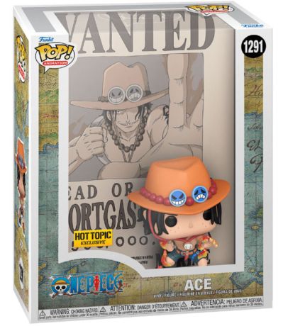 Figurine Funko Pop One Piece #1291 Ace - Poster