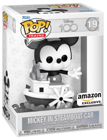 Figurine Funko Pop 100 ans de Disney #19 Mickey sur le chariot Bateau à Vapeur