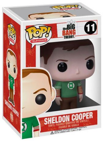 Figurine Funko Pop The Big Bang Theory #11 Sheldon Cooper - Tshirt Green Lantern