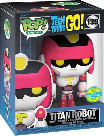 Figurine Funko Pop Teen Titans Go! #139 Titan Robot - Digital Pop