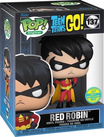Figurine Funko Pop Teen Titans Go! #137 Red Robin - Digital Pop