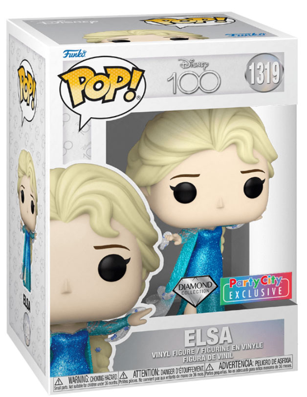 Figurine Pop 100 ans de Disney #1319 pas cher : Elsa - Diamant