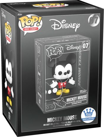 Figurine Funko Pop Mickey Mouse [Disney] #07 Mickey Mouse - Die Cast