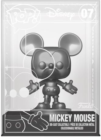 Figurine Funko Pop Mickey Mouse [Disney] #07 Mickey Mouse - Die Cast [Chase]