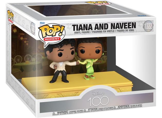 Figurine Funko Pop 100 ans de Disney #1322 Tiana et Naveen - Moment