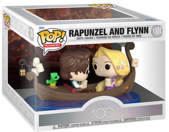 Figurine Pop 100 ans de Disney #1324 pas cher : Raiponce et Flynn - Moment