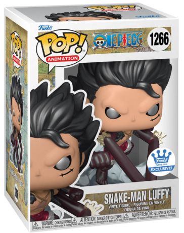 Figurine Funko Pop One Piece #1266 Snakeman Luffy - Métallique