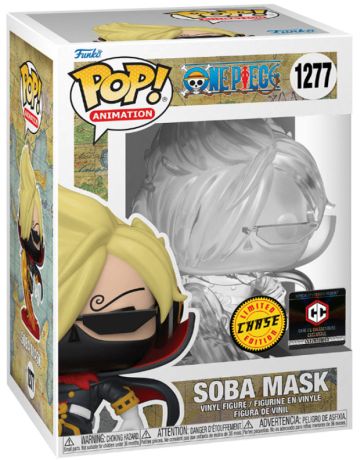 Figurine Funko Pop One Piece #1277 Soba Mask - Translucide [Chase]