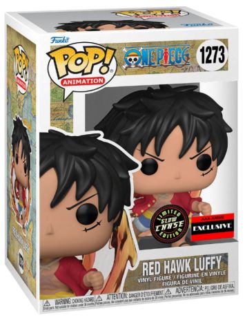 Figurine Funko Pop One Piece #1273 Red Hawk Luffy [Chase]