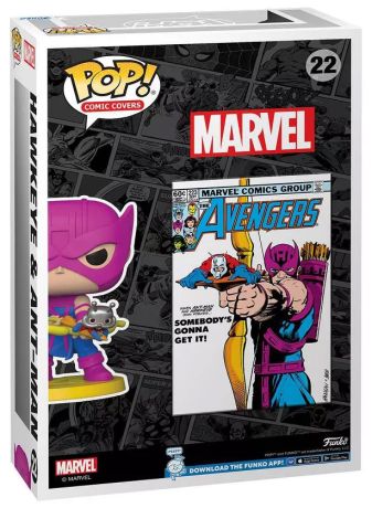 Figurine Funko Pop Marvel Comics #22 Hawkeye & Ant-man - Comic Cover