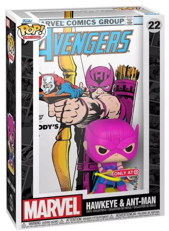 Figurine Funko Pop Marvel Comics #22 Hawkeye & Ant-man - Comic Cover