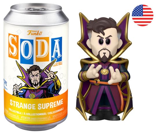 Figurine Funko Soda Marvel What If...? Strange Supreme (Canette Orange)