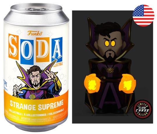 Figurine Funko Soda Marvel What If...? Strange Supreme (Canette Orange) [Chase]