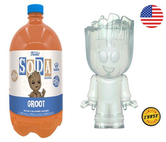 Figurine Funko Soda Je s'appelle Groot [Marvel] Groot (Bouteille Orange) [Chase]