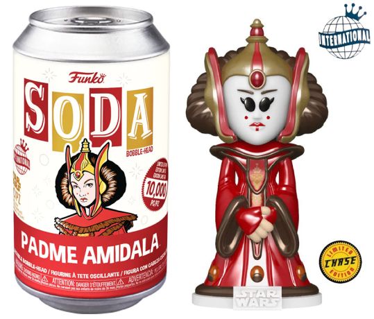 Figurine Funko Soda Star Wars Divers Padme Amidala (Canette Rouge) [Chase]