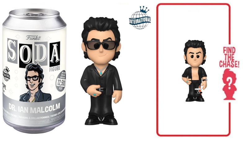 Figurine Funko Soda Jurassic Park Dr. Ian Malcolm (Canette Grise)