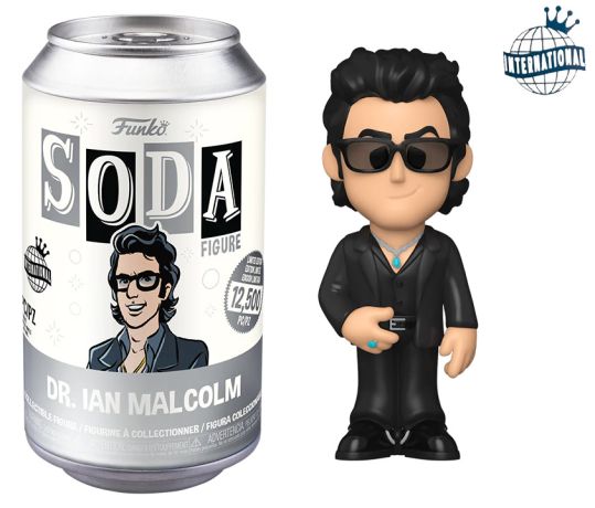 Figurine Funko Soda Jurassic Park Dr. Ian Malcolm (Canette Grise)