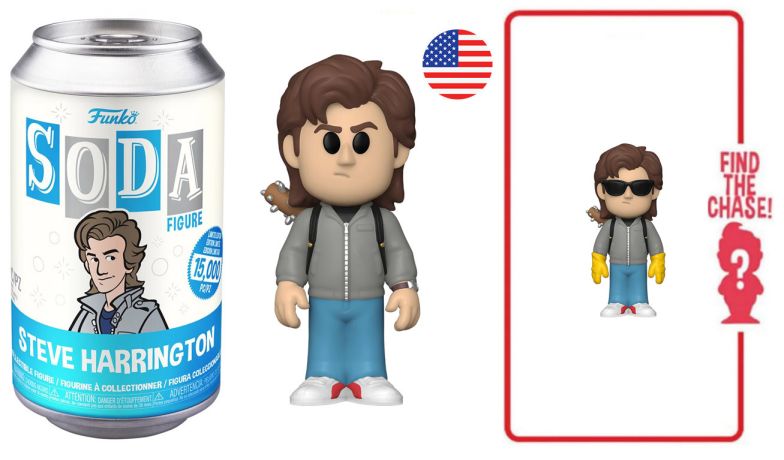 Figurine Funko Soda Stranger Things Steve Harrington (Canette Bleue)