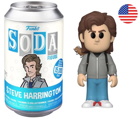 Figurine Funko Soda Stranger Things Steve Harrington (Canette Bleue)