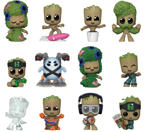 Figurine Funko Mystery Minis Je s'appelle Groot [Marvel] Je s'appelle Groot - 12 Figurines