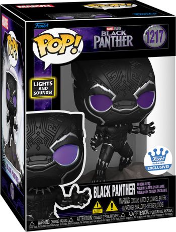 Figurine Funko Pop Black Panther [Marvel] #1217 Black Panther - Lumières et Son