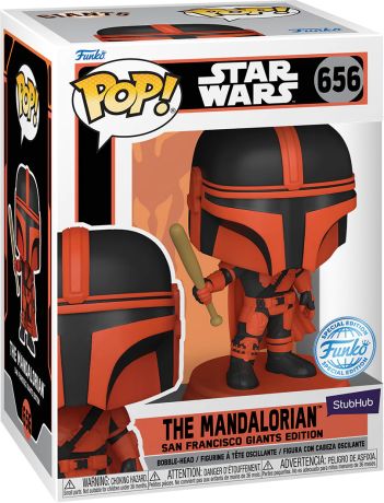 Figurine Funko Pop Star Wars : Le Mandalorien #656 Le Mandalorien x Giants