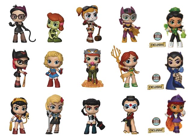 Figurine Funko Mystery Minis DC Comics Bombshells DC Bombshells - 15 Figurines