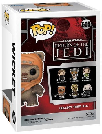 Figurine Funko Pop Star Wars 6 : Le Retour du Jedi #608 Wicket