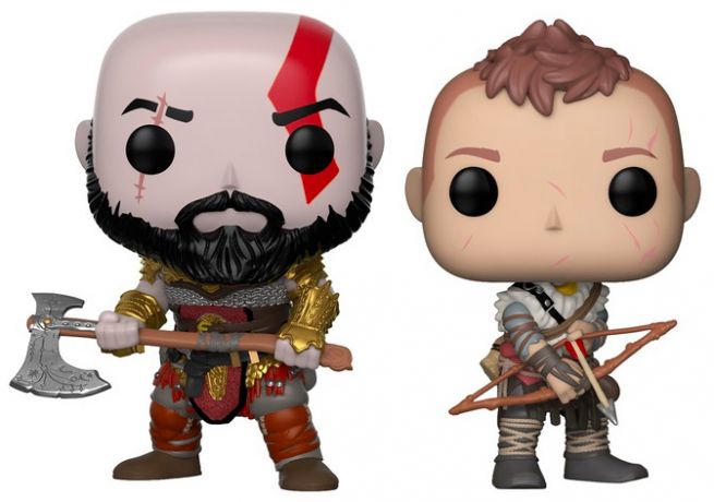 Figurine Funko Pop God of War Kratos et Atreus - 2 Pack