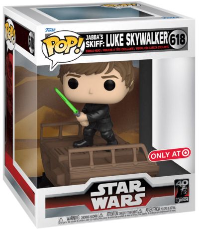 Figurine Funko Pop Star Wars 6 : Le Retour du Jedi #618 Jabba's Skiff : Luke Skywalker