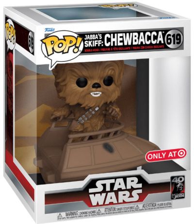 Figurine Funko Pop Star Wars 6 : Le Retour du Jedi #619 Jabba's Skiff : Chewbacca