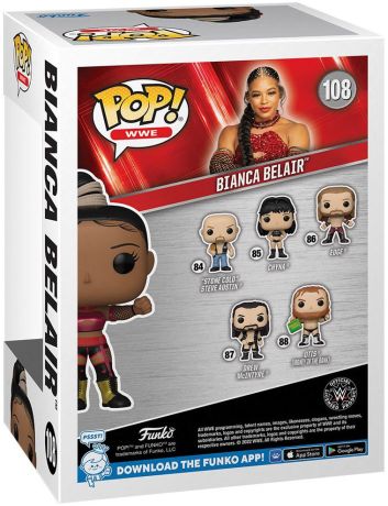 Figurine Funko Pop WWE #108 Bianca Belair - Métallique