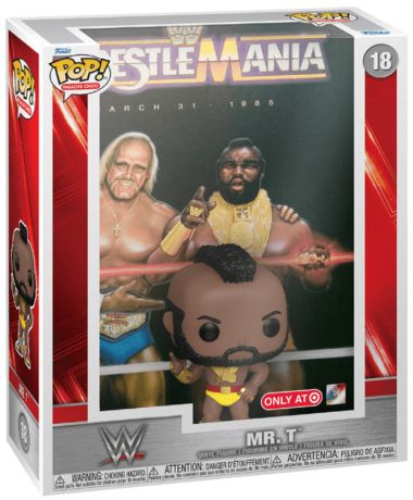 Figurine Funko Pop WWE #18 Mr. T - Magazine Cover