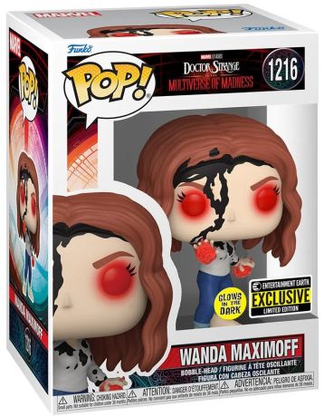 Figurine Funko Pop Doctor Strange in the Multiverse of Madness #1216 Wanda Maximoff - Glow in the Dark