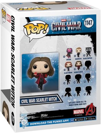 Figurine Funko Pop Captain America : Civil War [Marvel] #1147 Civil War : Sorcière Rouge