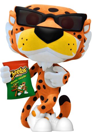 Figurine Funko Pop Icônes de Pub #174 Chester le Guépard (Flocked) [Chase]