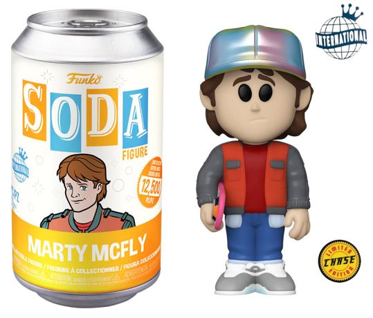 Figurine Funko Soda Retour vers le Futur Marty McFly (Canette Orange) [Chase]