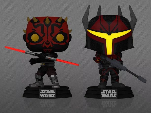 Figurine Funko Pop Star Wars : The Clone Wars Dark Maul et Gar Saxon - Pack