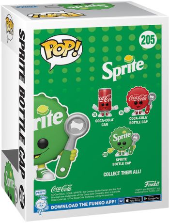 Figurine Funko Pop Icônes de Pub #205 Bouchon de bouteille de Sprite