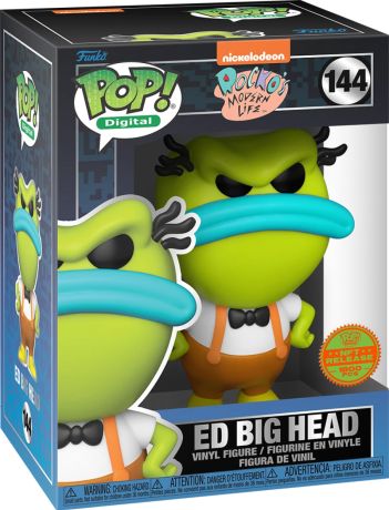 Figurine Funko Pop Rocko's Modern Life #144 Ed Big Head - Digital Pop